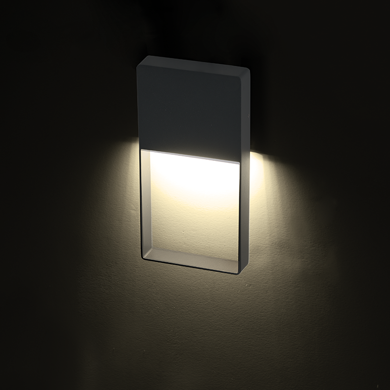 ^LED SMD WALL LUMINAIRE 4W 240LM 120° 230V AC 3.000K DARK GREY CRI80 IP54 30.000HRS LG2361G ^LED SMD WALL LUMINAIRE 4W 240LM 120° 230V AC 3.000K DARK GREY CRI80 IP54 30.000HRS LG2361G