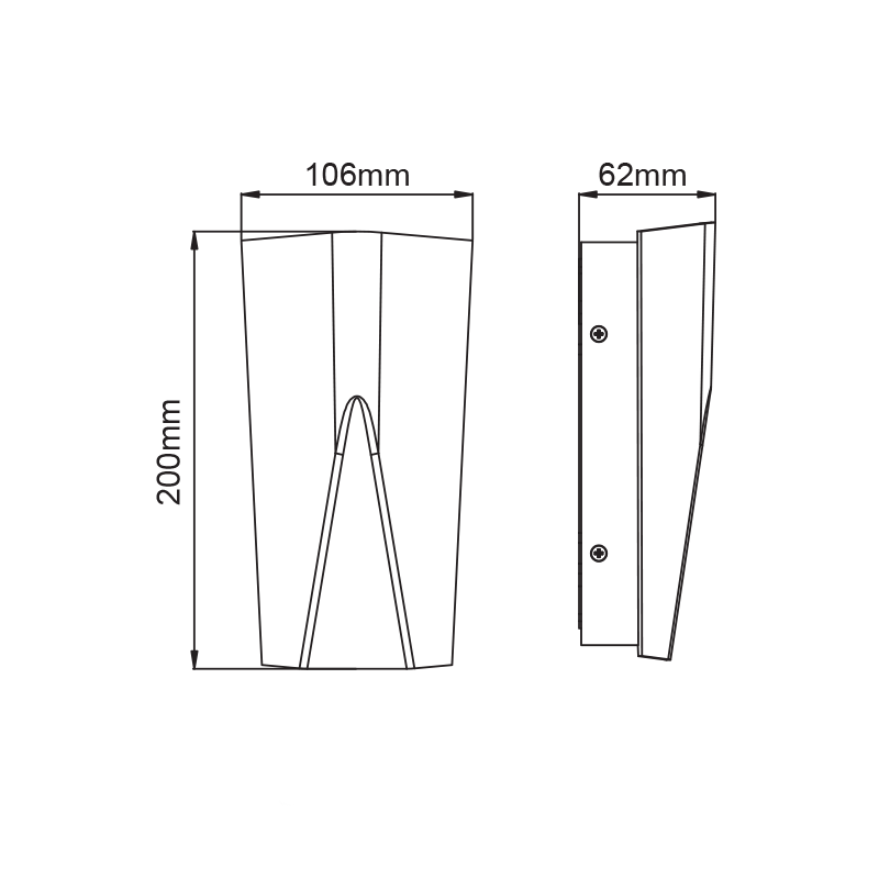 ^LED SMD WALL LUMINAIRE 11W 370LM 140° 230V AC 3.000K DARK GREY CRI80 IP65 30.000HRS LG7210G ^LED SMD WALL LUMINAIRE 11W 370LM 140° 230V AC 3.000K DARK GREY CRI80 IP65 30.000HRS LG7210G