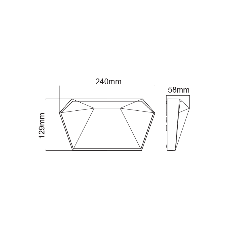 ^LED SMD WALL LUMINAIRE 10W 400LM 120° 230V AC 3.000K DARK GREY CRI80 IP65 30.000HRS LG8203G ^LED SMD WALL LUMINAIRE 10W 400LM 120° 230V AC 3.000K DARK GREY CRI80 IP65 30.000HRS LG8203G