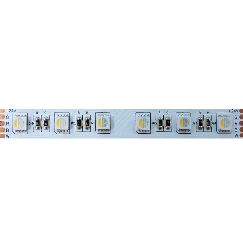 LED STRIP 5M 17W/M 24V DC IP65 ΝΑΝΟ RGBW-6500K 12mm 24505017RGBW65PC