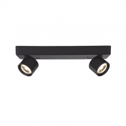 ^WALL MOUNTED LIGHTING LED 10W COB 80° 3000K 800LM BLACK ALUMINUM 32X7XH7,5CM PLUTO RA33LEDS32BK