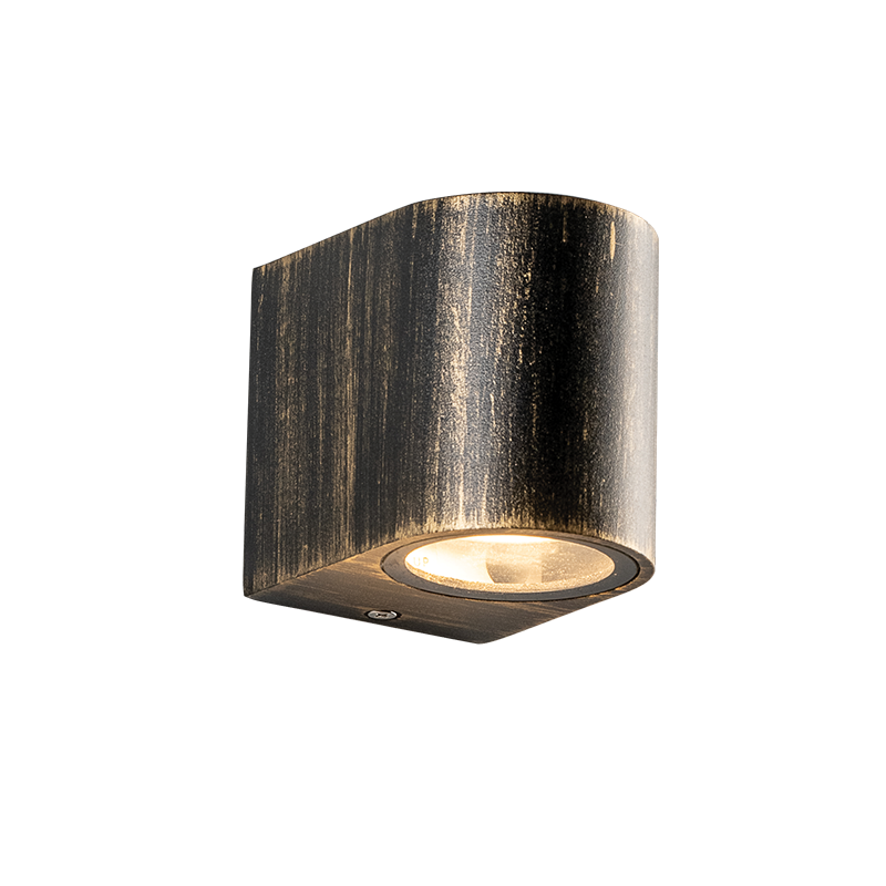 ^GU10 WALL LUMINAIRE 230V AC GOLDEN BLACK IP65 MAX.35W LG2201GU10GB ^GU10 WALL LUMINAIRE 230V AC GOLDEN BLACK IP65 MAX.35W LG2201GU10GB