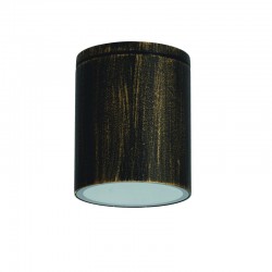 ^GU10 ROUND CEILING LUMINAIRE 230V AC GOLDEN BLACK IP65 GU10 MAX.35W LG2301GU10GB ^GU10 ROUND CEILING LUMINAIRE 230V AC GOLDEN BLACK IP65 GU10 MAX.35W LG2301GU10GB