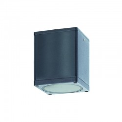 ^GU10 SQUARE CEILING LUMINAIRE 230V AC DARK GREY IP65 GU10 MAX.35W LG2401GU10G ^GU10 SQUARE CEILING LUMINAIRE 230V AC DARK GREY IP65 GU10 MAX.35W LG2401GU10G