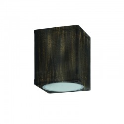 ^GU10 SQUARE CEILING LUMINAIRE 230V AC GOLDEN BLACK IP65 GU10 MAX.35W LG2401GU10GB ^GU10 SQUARE CEILING LUMINAIRE 230V AC GOLDEN BLACK IP65 GU10 MAX.35W LG2401GU10GB