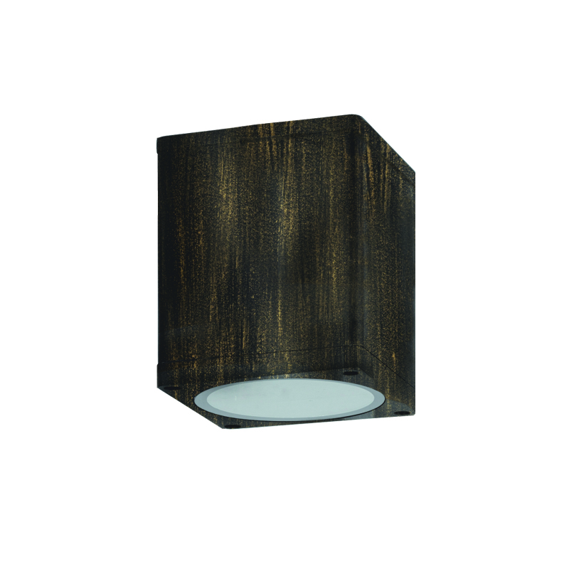 ^GU10 SQUARE CEILING LUMINAIRE 230V AC GOLDEN BLACK IP65 GU10 MAX.35W LG2401GU10GB ^GU10 SQUARE CEILING LUMINAIRE 230V AC GOLDEN BLACK IP65 GU10 MAX.35W LG2401GU10GB