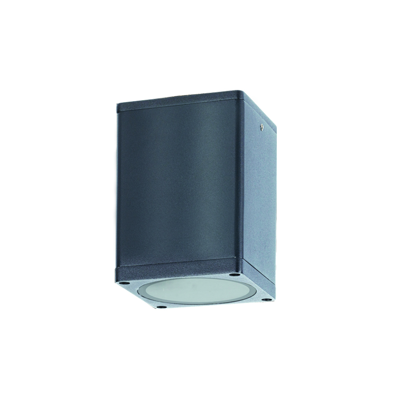 ^E27 PAR30 SQUARE CEILING LUMINAIRE 230V AC DARK GREY IP65 MAX.35W LG2402E27G