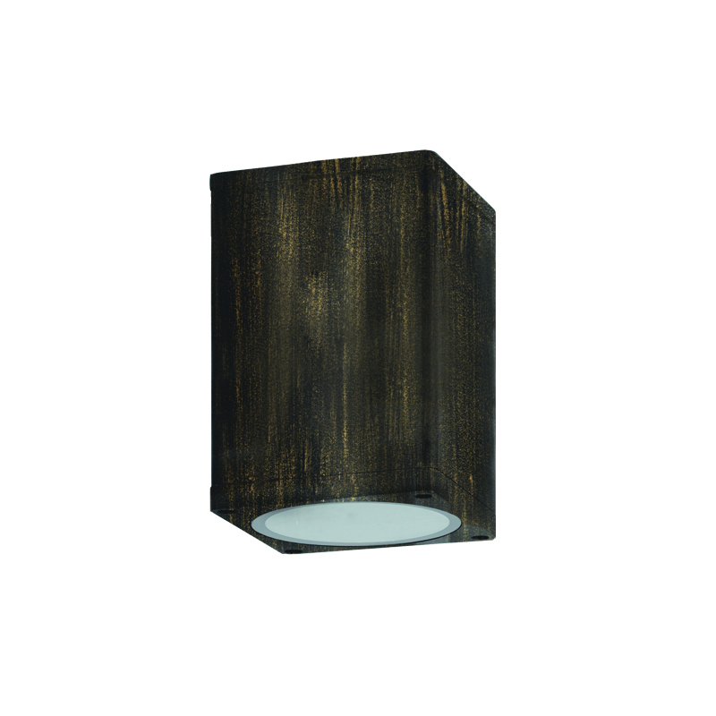 ^E27 PAR30 SQUARE CEILING LUMINAIRE 230V AC GOLDEN BLACK IP65 MAX.35W LG2402E27GB ^E27 PAR30 SQUARE CEILING LUMINAIRE 230V AC GOLDEN BLACK IP65 MAX.35W LG2402E27GB