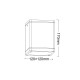^E27 PAR30 SQUARE CEILING LUMINAIRE 230V AC MATT WHITE IP65 MAX.35W LG2402E27W ^E27 PAR30 SQUARE CEILING LUMINAIRE 230V AC MATT WHITE IP65 MAX.35W LG2402E27W