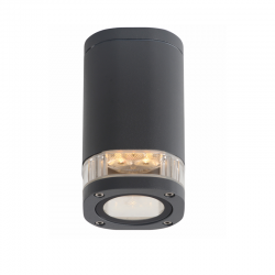 ^GU10 CEILING LUMINAIRE 230V AC DARK GREY IP54 MAX.35W LG2883G ^GU10 CEILING LUMINAIRE 230V AC DARK GREY IP54 MAX.35W LG2883G