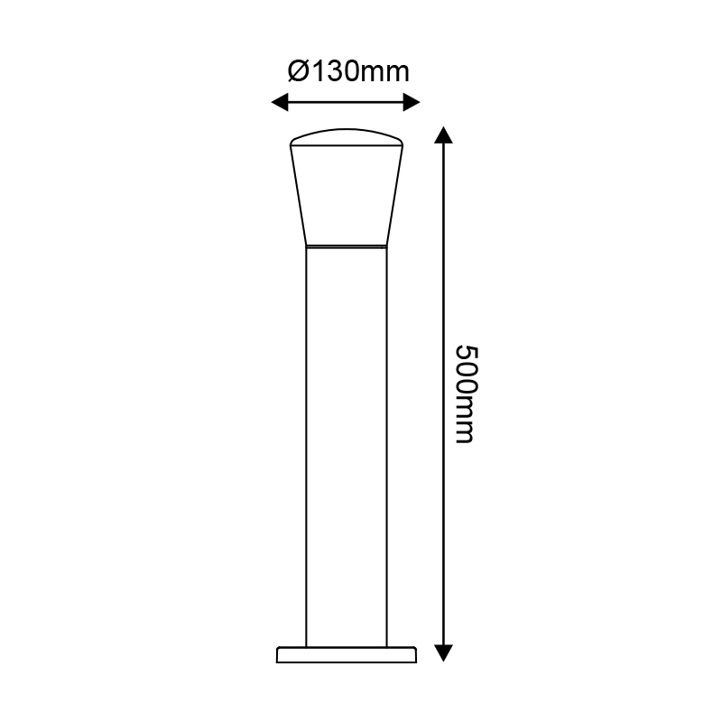 ^E27 POST LUMINAIRE 230V AC DARK GREY IP54 MAX.40W LG5951G-500 ^E27 POST LUMINAIRE 230V AC DARK GREY IP54 MAX.40W LG5951G-500