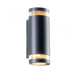 ^GU10 WALL LUMINAIRE 230V AC DARK GREY IP54 MAX.2X35W LG6007G ^GU10 WALL LUMINAIRE 230V AC DARK GREY IP54 MAX.2X35W LG6007G