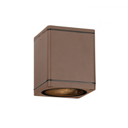 ^GU10 SQUARE CEILING LUMINAIRE 230V AC RUSTY IP65 GU10 MAX.35W LG2401GU10R ^GU10 SQUARE CEILING LUMINAIRE 230V AC RUSTY IP65 GU10 MAX.35W LG2401GU10R