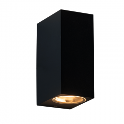 GU10 WALL LUMINAIRE 230V AC SAND BLACK IP65 MAX.2X35W LG2204GU10B GU10 WALL LUMINAIRE 230V AC SAND BLACK IP65 MAX.2X35W LG2204GU10B