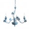 ^ NETTO PENDANT 3ΧΕ14 METAL LIGHT BLUE Φ58ΧΗ94CM EG170603PB