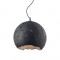 ^ NETTO PENDANT LUMINAIRE 1XE27 BLACK CLAY Φ35ΧΗ120CM V372261PBK