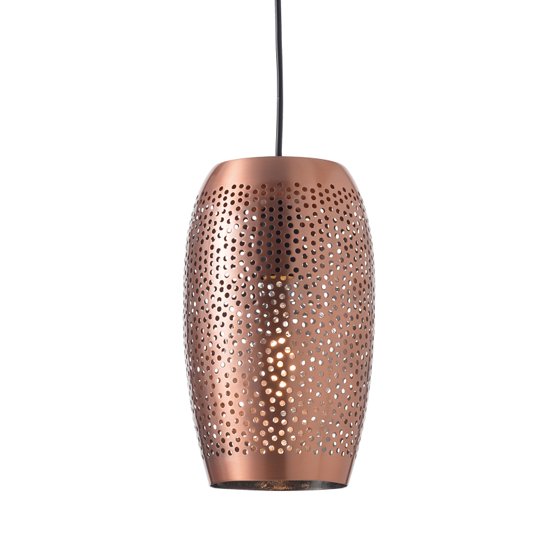 ^ NETTO PENDANT 1ΧΕ27 COPPER METAL Φ16ΧΗ120CM V371141PC