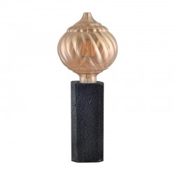 ^ NETTO TABLE LUMINAIRE 1XE27 BLACK EMBOSSED CLAY 6Χ6ΧΗ15CM V372011TCBK ^ NETTO TABLE LUMINAIRE 1XE27 BLACK EMBOSSED CLAY 6Χ6ΧΗ15CM V372011TCBK