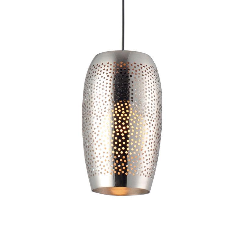 ^ NETTO PENDANT 1XE27 SILVER METAL Φ16ΧΗ120CM V371141PS
