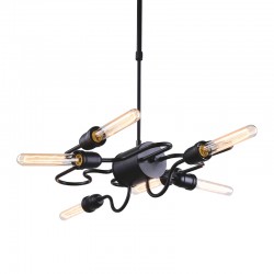 ^ NETTO PENTAND 6ΧΕ27 METAL BLACK 63X71XH95CM EG166596PB ^ NETTO PENTAND 6ΧΕ27 METAL BLACK 63X71XH95CM EG166596PB