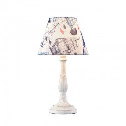 ^ NETTO TABLE LUMINAIRE 1ΧΕ14 METAL WHITE BLUE+SHADE NAVY Φ28ΧΗ53CM EG169881TB ^ NETTO TABLE LUMINAIRE 1ΧΕ14 METAL WHITE BLUE+SHADE NAVY Φ28ΧΗ53CM EG169881TB