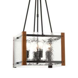^ NETTO PENDANT L/F 4ΧΕ27 ΜΕΤΑL+GLASS+WOOD 33Χ33ΧΗ75CM OD910804P ^ NETTO PENDANT L/F 4ΧΕ27 ΜΕΤΑL+GLASS+WOOD 33Χ33ΧΗ75CM OD910804P