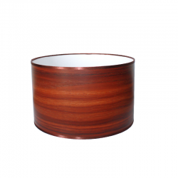 NETTO SHADE PTA DARK WOOD WITH BASE FOR E27 Φ30CM Χ Η18CM SHADE35135