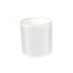 NETTO SHADE FABRIC WHITE WITH BASE FOR E14 Φ15CM X H15CM SHADEKS1178