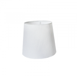 NETTO SHADE FABRIC WHITE WITH BASE FOR E14 Φ15CM X H13.5CM SHADETNK8149