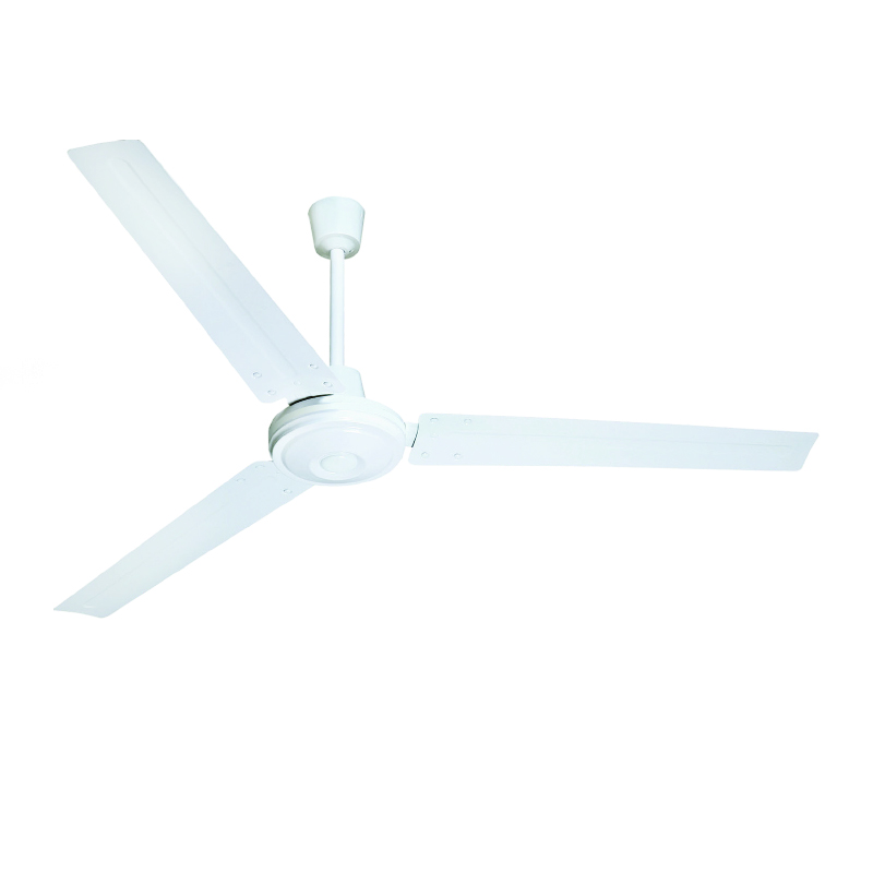 INDUSTRIAL CEILING FAN, WHITE WITH 3 WHITE BLADES, DIAM140, AC 60W FANOUWH10