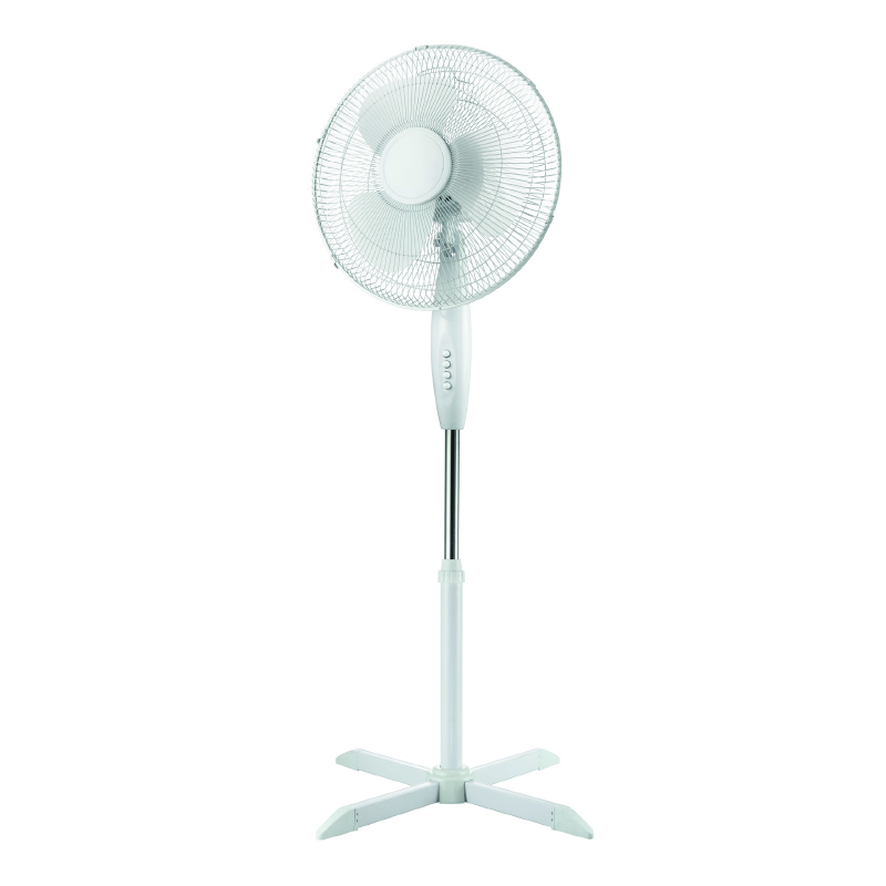 STAND FAN, WHITE WITH 3 WHITE BLADES, DIAM45, AC 55W FANSPWH10