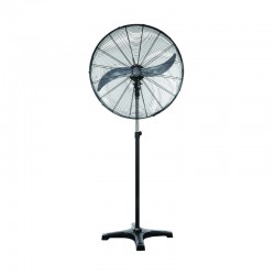 INDUSTRIAL STAND FAN, METALLIC, BLACK WITH 2 BLACK BLADES, DIAM65, AC 150W FANSPPB80 INDUSTRIAL STAND FAN, METALLIC, BLACK WITH 2 BLACK BLADES, DIAM65, AC 150W FANSPPB80