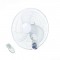 WALL FAN, REMOTE CONTROL, TIMER, WHITE WITH 3 WHITE BLADES, DIAM45, AC 50W FANWPW40R