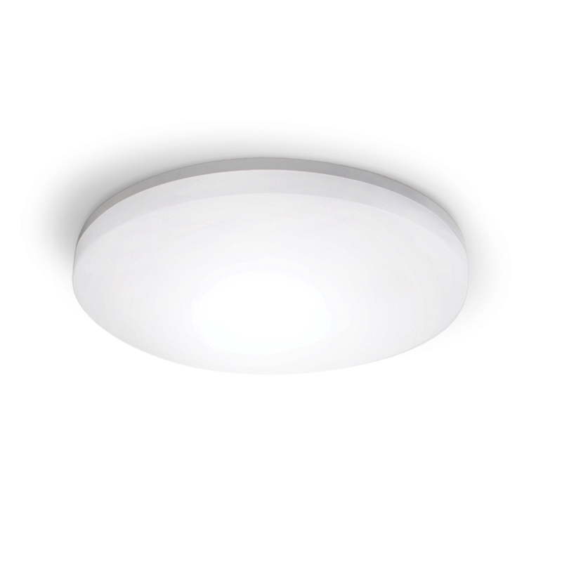 WHITE ROUND LED CEIL. LUMINAIRE 24W 2400lm CCT(3000/4000/6500K) Φ280mm 120° 230V IP54 Ra80 PLAFE24CCTR WHITE ROUND LED CEIL. LUMINAIRE 24W 2400lm CCT(3000/4000/6500K) Φ280mm 120° 230V IP54 Ra80 PLAFE24CCTR