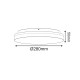 WHITE ROUND LED CEIL. LUMINAIRE 24W 2400lm CCT(3000/4000/6500K) Φ280mm 120° 230V IP54 Ra80 PLAFE24CCTR WHITE ROUND LED CEIL. LUMINAIRE 24W 2400lm CCT(3000/4000/6500K) Φ280mm 120° 230V IP54 Ra80 PLAFE24CCTR