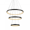 "PENDANT LUMINAIRE LED 60W 4800LM CCT IP20 BLACK METAL + ACRYLIC " HM23LEDP3BKCCT