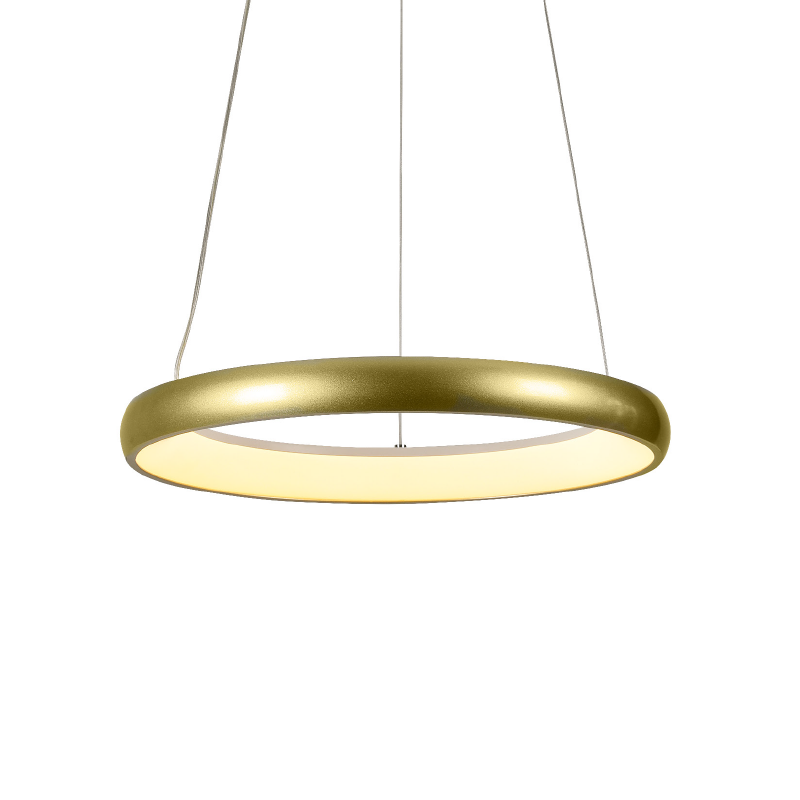 "PENDANT LUMINAIRE LED 24W 1900LM CCT IP20 GOLD METAL+ACRYLIC " HM23LEDP40GDCCT "PENDANT LUMINAIRE LED 24W 1900LM CCT IP20 GOLD METAL+ACRYLIC " HM23LEDP40GDCCT