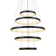 "PENDANT LUMINAIRE LED 80W 6400LM CCT IP20 BLACK METAL+ ACRYLIC " HM23LEDP5BKCCT "PENDANT LUMINAIRE LED 80W 6400LM CCT IP20 BLACK METAL+ ACRYLIC " HM23LEDP5BKCCT