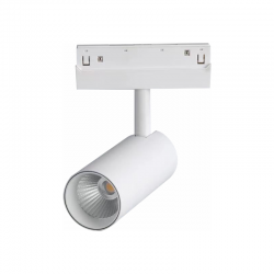 MATTE WHITE MAGNETIC SPOT 48V DC 12W 3000K 750LM 36° OSRAM RA90 Φ50 110MM HUBE1230W MATTE WHITE MAGNETIC SPOT 48V DC 12W 3000K 750LM 36° OSRAM RA90 Φ50 110MM HUBE1230W