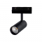 MATTE BLACK MAGNETIC SPOT 48V DC 7W 3000K 550LM 36° OSRAM RA90 Φ50 90MM HUBE730B