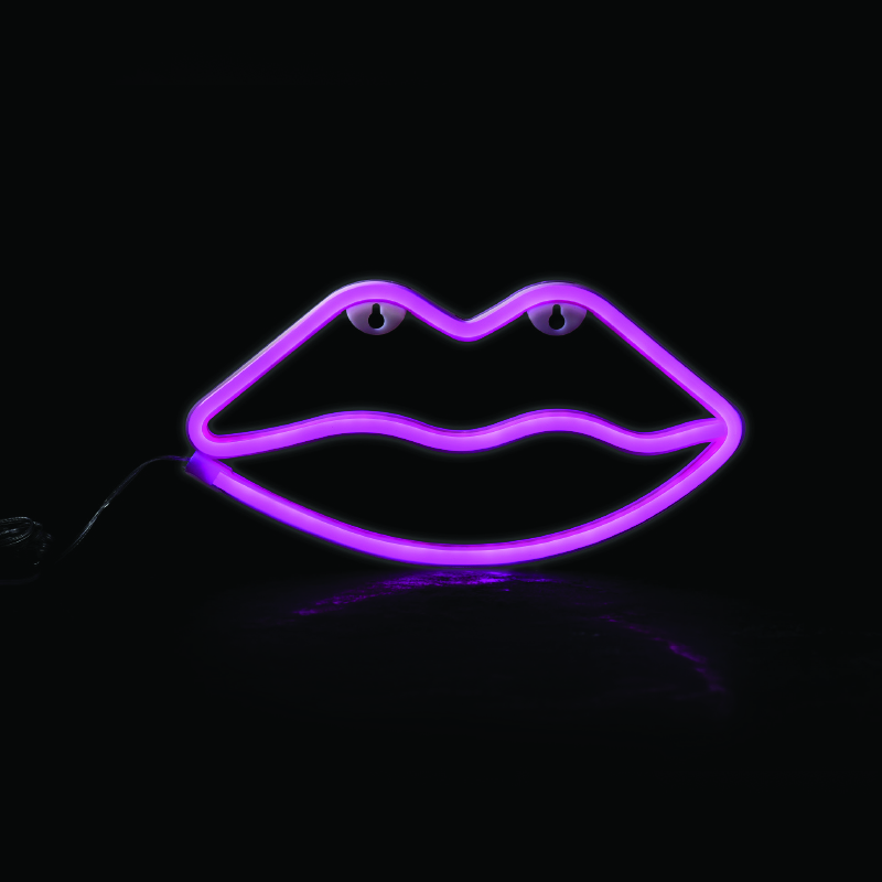 LIPS, 50 NEON LED BATERRY (3xΑΑ)/USB, PINK, IP20, 15 2.3 36 F04507329