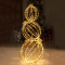 SET OF 3 3D BALLS 262 WW FLASH  amp  STEADY GOLD COPPER WIRE ADAPTOR 4,35VDC 51 51 130cm 4 IP44 5m LEAD CABLE X076414105