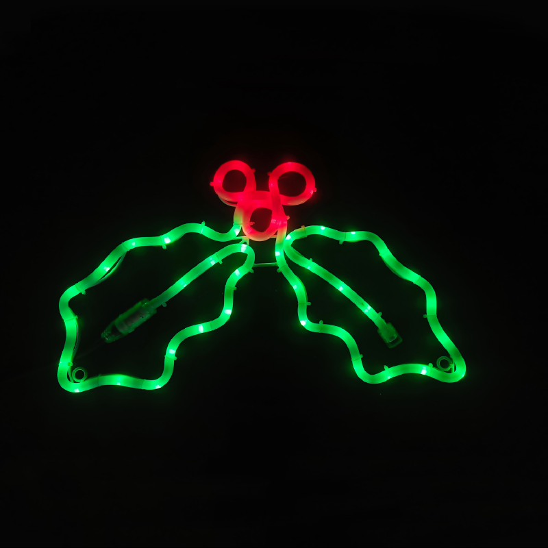 MISTLETOE 60 LED MOTIF 2,5m 2-WIRE ROPE LIGHT,RED amp GREEN STEADY IP65 45 32cm 1.5m  LEAD WIRE X08603527