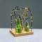 METAL HOUSE WITH TREES DECORATIVE HANGING 55 LED WW BATT 3ΧΑΑΑ (NOT INCL) IP20  16.5 12 22cm X09551111