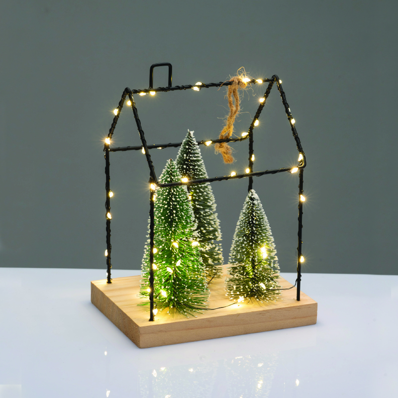 METAL HOUSE WITH TREES DECORATIVE HANGING 55 LED WW BATT 3ΧΑΑΑ (NOT INCL) IP20 16.5 12 22cm X09551111 METAL HOUSE WITH TREES DECORATIVE HANGING 55 LED WW BATT 3ΧΑΑΑ (NOT INCL) IP20 16.5 12 22cm X09551111