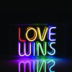 LOVE WINS 120 NEON LED USB CABLE 2m MULTICOLOR IP20 31 4,6 19cm X131203718