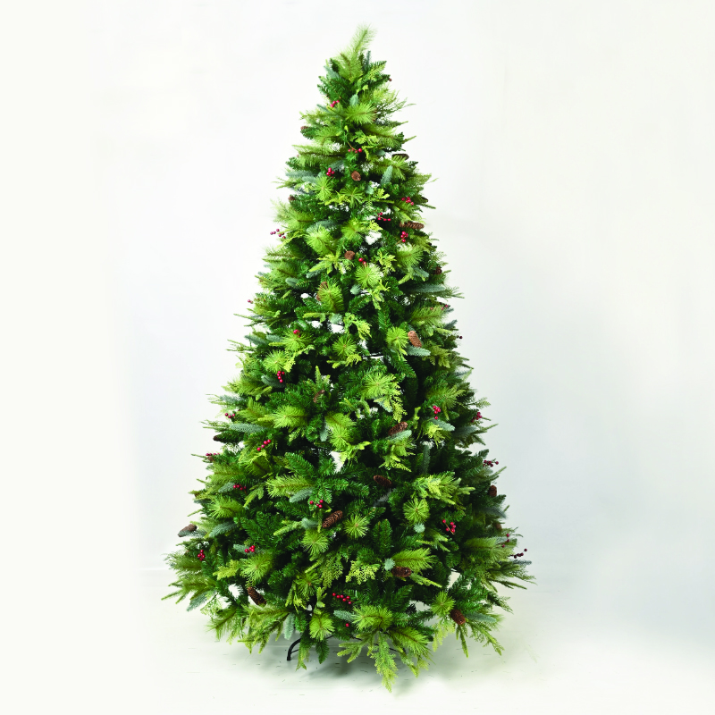 MONT-BLANC CHRISTMAS TREE PE/HARD NEEDLE BERRIES amp PINE CONES 240CM HEIGHT X162404 MONT-BLANC CHRISTMAS TREE PE/HARD NEEDLE BERRIES amp PINE CONES 240CM HEIGHT X162404