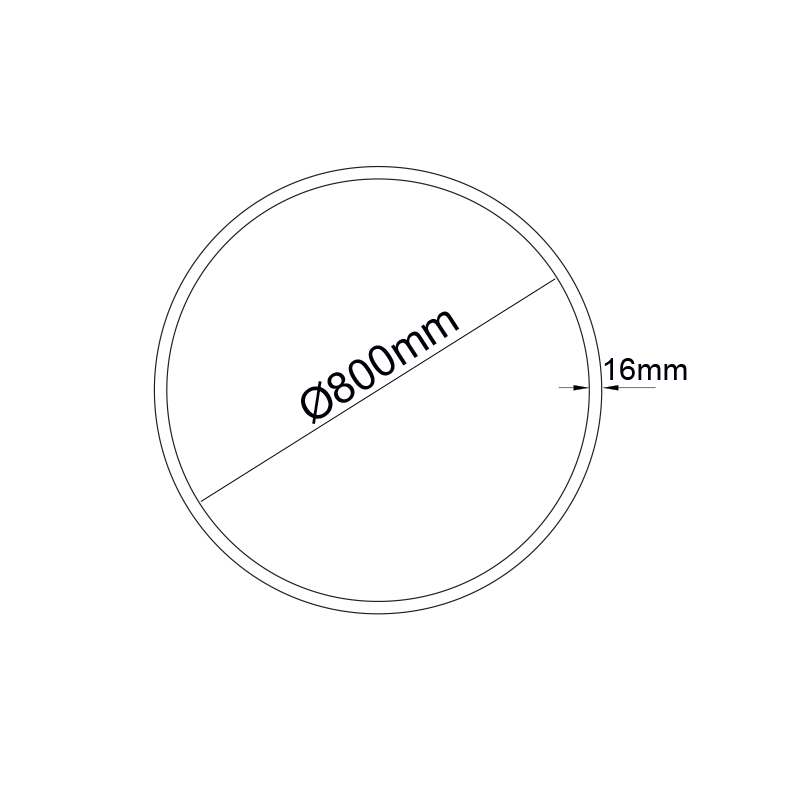 OLAN SAND BLACK CIRCULAR ALUMINUM PROFILE WITH PC OPAL DIFFUSER Φ800MM P3908C OLAN SAND BLACK CIRCULAR ALUMINUM PROFILE WITH PC OPAL DIFFUSER Φ800MM P3908C