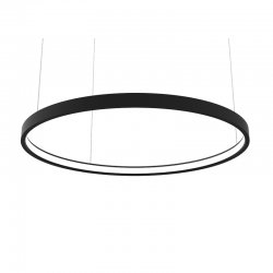 OLAN SAND BLACK CIRCULAR ALUMINUM PROFILE WITH PC OPAL DIFFUSER Φ1500MM P3915C