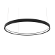 OLAN SAND BLACK CIRCULAR ALUMINUM PROFILE WITH PC OPAL DIFFUSER Φ1500MM P3915C